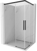 Mexen Rox Duo kabina prysznicowa rozsuwana 85 x 75 cm, transparent, czarna - 8C2D-085-075-70-00