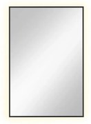 Lustro łazienkowe LUMO 90x60cm czarne z oświetleniem LED BALTICA DESIGN