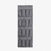 Klere Organizer Wiszący Z Metalowym Wieszakiem Szary & ↑145 Cm - Sklum