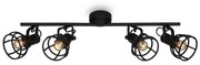 Briloner 2669-045 - Oświetlenie punktowe RETRO 4xE14/25W/230V