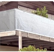 Biała plastikowa osłona balkonowa 300x90 cm – Garden Pleasure