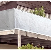 Biała plastikowa osłona balkonowa 300x90 cm – Garden Pleasure