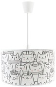 Lampa dziecięca na linkę CATS 1xE27/60W/230V
