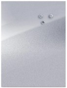 Tablica magnetyczna na notatki INOX + 3 magnesy, 60x80 cm, ZELLER