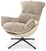 Fotel obrotowy LOBSTER beżowy HALMAR