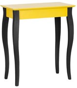 Konsola LILLO 65x35 żółta/czarna RAGABA