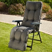 Fotel ogrodowy z podnóżkiem Lena Plus H024-07PB PATIO