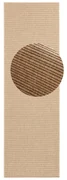 Beżowy chodnik BT Carpet Nature, 80x500 cm
