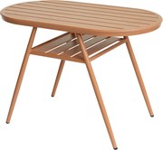 Zestaw jadalniany do ogrodu z aluminium: stół i 2 fotele - Miedziany - ADEA od MYLIA