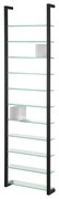 Czarna metalowa półka 46 cm Cubic – Spinder Design