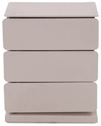 Szarobeżowa metalowa komoda 37x54,5 cm Joey – Spinder Design