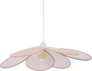 Atmosphera - Lampa dziecięca na przewodzie PETAL 1xE27/40W/230V śr. 64 cm różowa