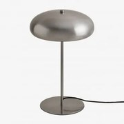 Lampa Stołowa Metalowa Hilma Chrome - Sklum