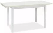 Stół rozkładany ADAM 100(140)x60 biały mat SIGNAL