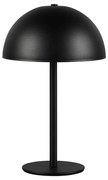 Lampa stołowa LED w kolorze matowej czerni z metalowym kloszem (wysokość 21 cm) Munoz – Trio