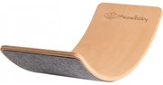 Deska Do Balansowania Z Filcem 80x30cm Dla Dzieci Drewniany Balance Board, Szary - Meowbaby®