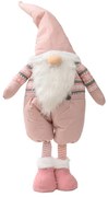 Dekoracyjny skrzat GNOME 90 cm, różowy