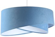 Lampa wisząca GEMSTONE błękitna/biała BPS KONCEPT