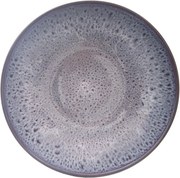 Fioletowy głęboki ceramiczny talerz ø 20,5 cm Glaze – Orion