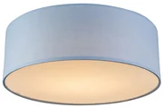 Lampa sufitowa niebieska 30 cm w tym LED - Drum LED Nowoczesny Oswietlenie wewnetrzne