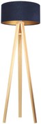 Lampa stojąca HOME 50 granatowa/złoty/sosna BPS KONCEPT