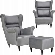 Fotel uszak z podnóżkiem Zoja Family Meble