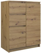 Nowoczesna Komoda Dąb Artisan Longa 4X