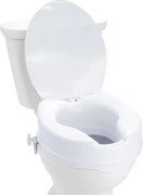 Uklapane WC SucceBuy Podwyższy Wyposażenia Toaletowego o 10.16CM, Pojemność 136KG, Uniwersalny Podwyższnik Toalety, Biały