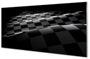 Obraz na szkle Flaga szachownica