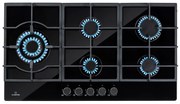 Klarstein Ignito 90cm Płyta gazowa 5 palników Czarny