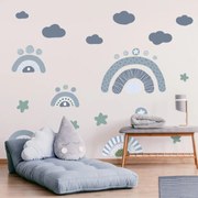 Naklejki na ścianę - Tęczowy Świat II