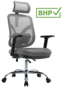 Ergonomiczne krzesło biurowe Jokasta, zgodne z normą BHP