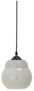 Szara lampa wisząca ze szklanym kloszem ø 19 cm Motella – Bloomingville