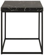 Stolik z blatem w dekorze marmuru 40x40 cm Barossa – Actona