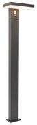 Stojąca lampa ogrodowa ciemnoszara 80 cm z wbudowanym LED i ściemniaczem na energię słoneczną - Sunnie