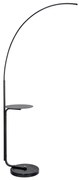 LED Lampa podłogowa ze stolikiem LED/20W/230V 3000-6500K czarny