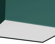 Lampa sufitowa VERDE GREEN kwadrat 2xE27 zielona