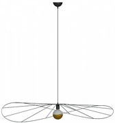 Czarna druciana lampa wisząca loft 110 cm - EX600 E2-S32