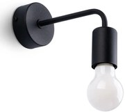 Czarny loftowy kinkiet z odkrytą żarówką - 3X A634 D9-P24