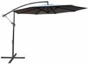 Szary okrągły parasol na taras F3-W16