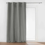 Szara zasłona wygłuszająca z mikrowłókna 135x260 cm Micropolar – douceur d'intérieur