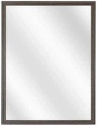 Prostokątne lustro w drewnianej ramie szary dąb W6-N44