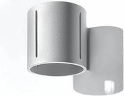 Kinkiety Nowoczesny Inez, Aluminium - 1 Źródło - L.10 X H.10 Cm - Szary