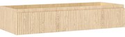 Mexen Rivel szafka łazienkowa podumywalkowa 120 cm, 1 szuflada, ryflowana , dąb - 91A20-12023-1-BF81