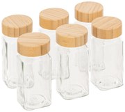 Zestaw pojemników na przyprawy FORMO, 6 x 120 ml