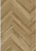 Mexen Manhattan próbka paneli winylowych jodełka SPC 6,5 mm, podkład IPEX 1,5 mm, 4 V-Fuga, Dąb - F1173-S