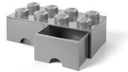 Szary pojemnik z 2 szufladami LEGO®