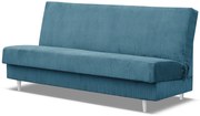 Niebieska tapicerowana kanapa z funkcją spania T0-T70