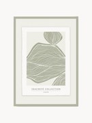 Ręcznie wykonany oprawiony druk cyfrowy Leaves