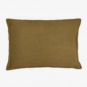 Prostokątny Poduszka 35x50 Cm Z Bawełny Elezar Ciemna Musztarda - Sklum